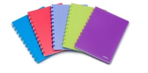 Heft Atoma A5+ , gerastert, plastik